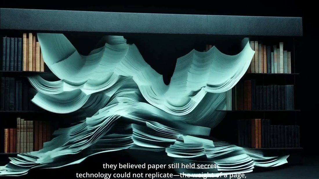 The pages rise