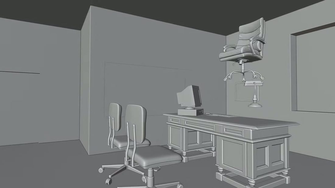 The Colonel's office, frame 3 of 8