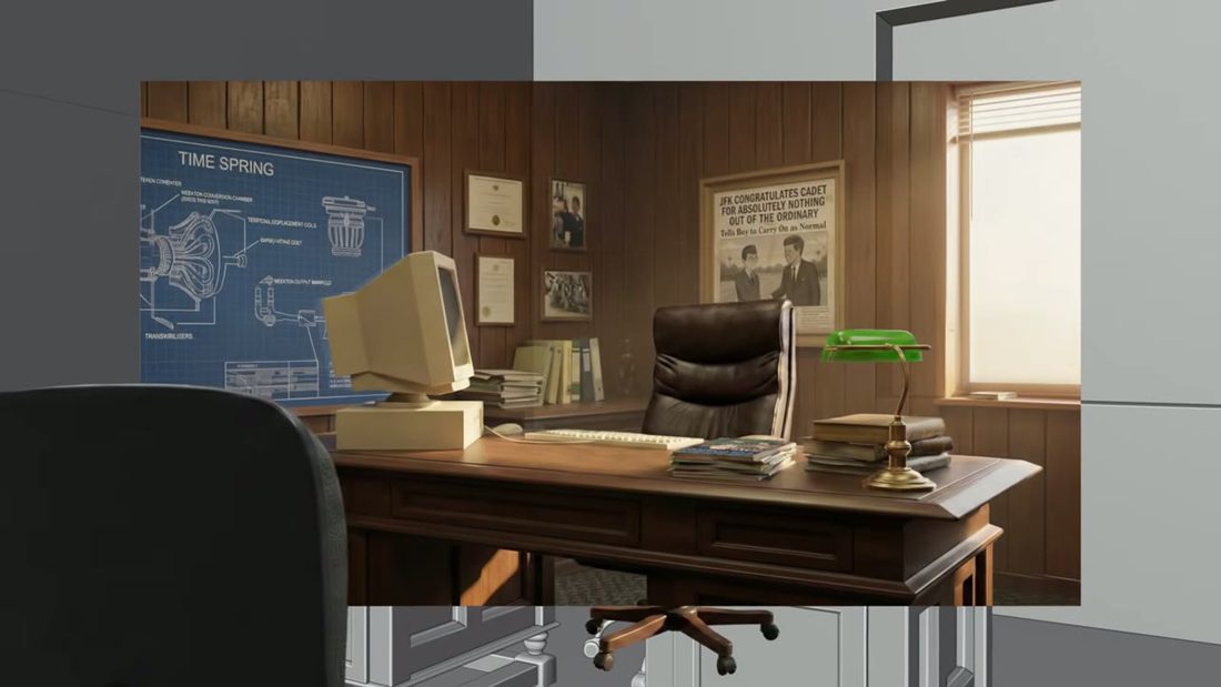 The Colonel's office, frame 6 of 8