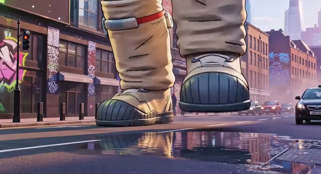 The Bionic astronaut, frame 6 of 10