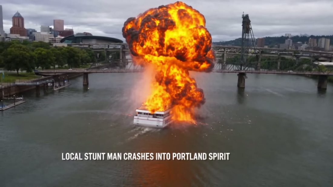 The Portland Spirit jump