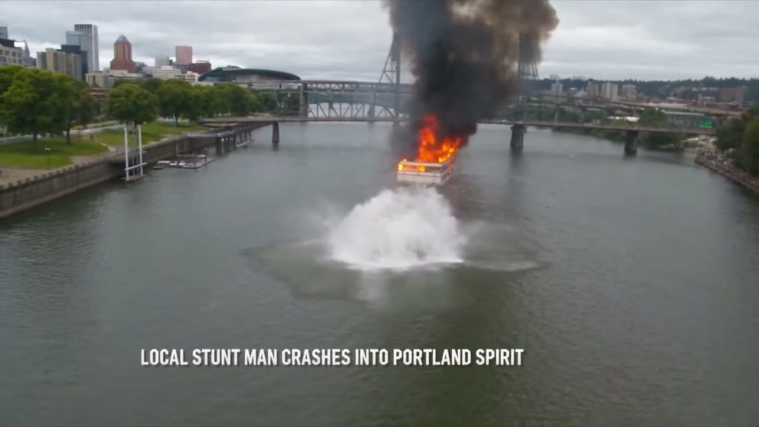 The Portland Spirit jump, frame 10 of 10