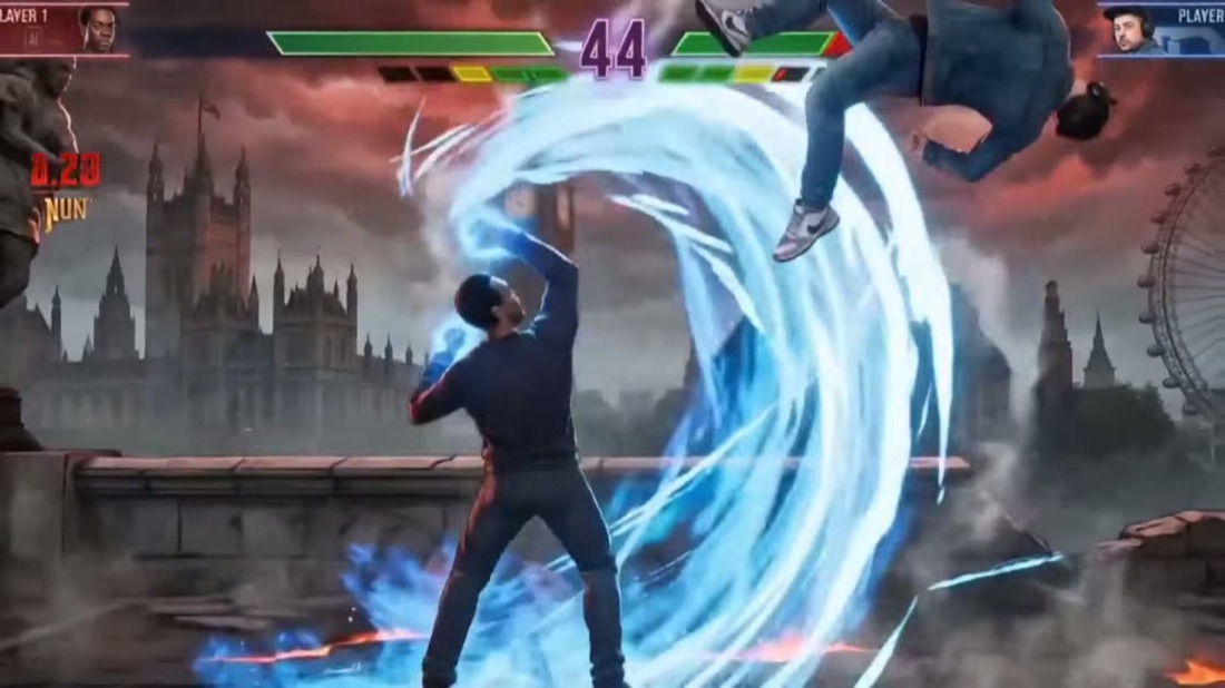 Chris vs Andrew, frame 8 of 10