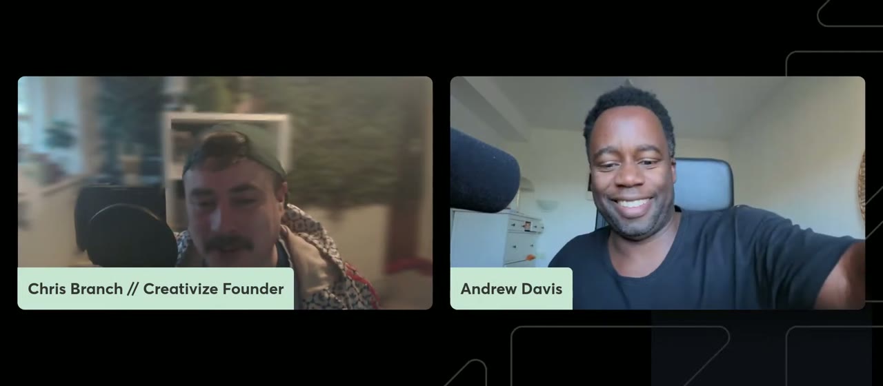 Chris Branch and Andrew Davis on AI Live via Creativize, Ep. 98, November 2025