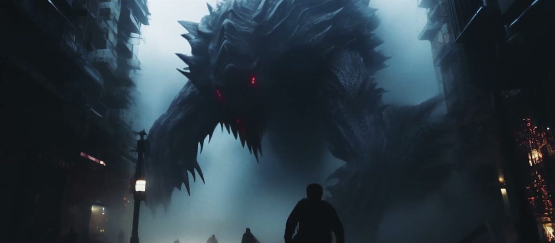 The monster in the street