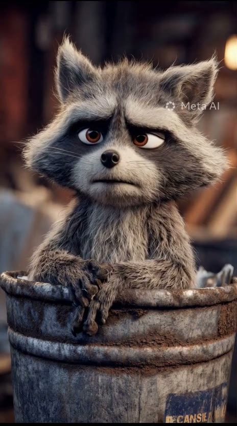 The raccoon