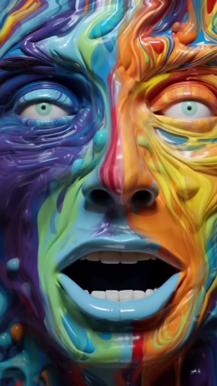 Facepainting, frame 3 of 12