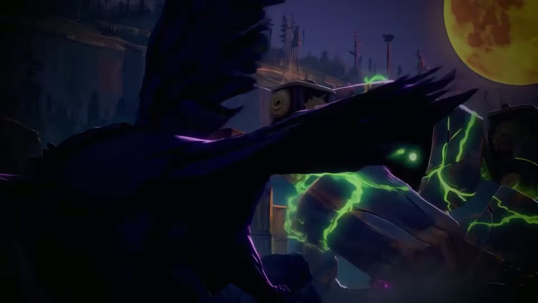 The giant iron creature, frame 3 of 10