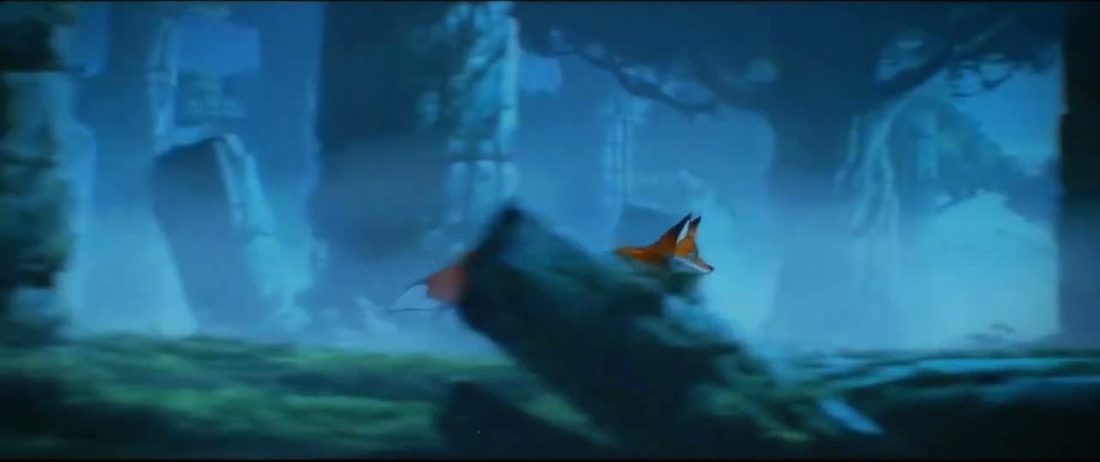 The two foxes, frame 1 of 8