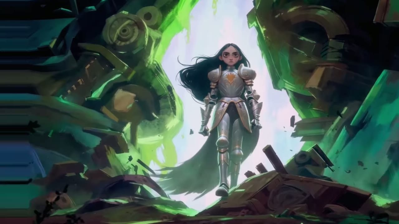 The woman in armour