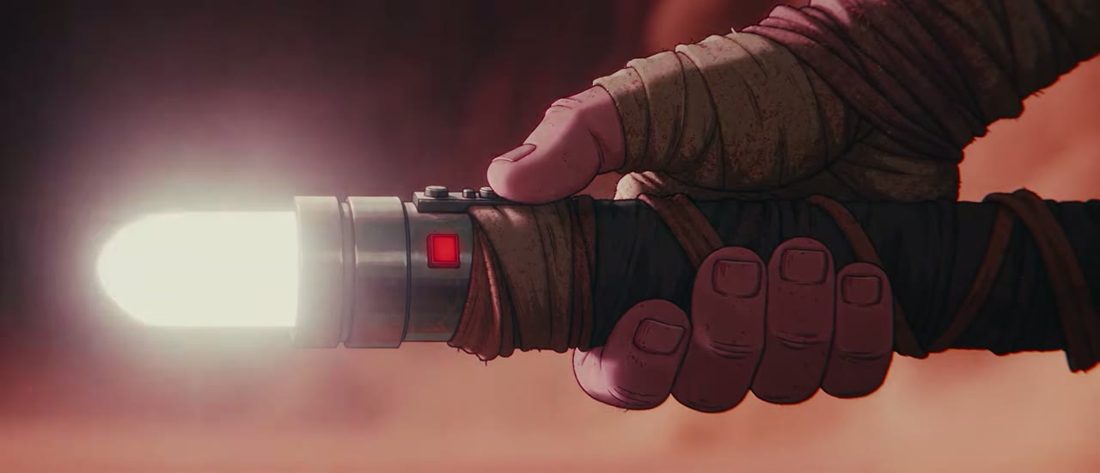 The blade that switches off