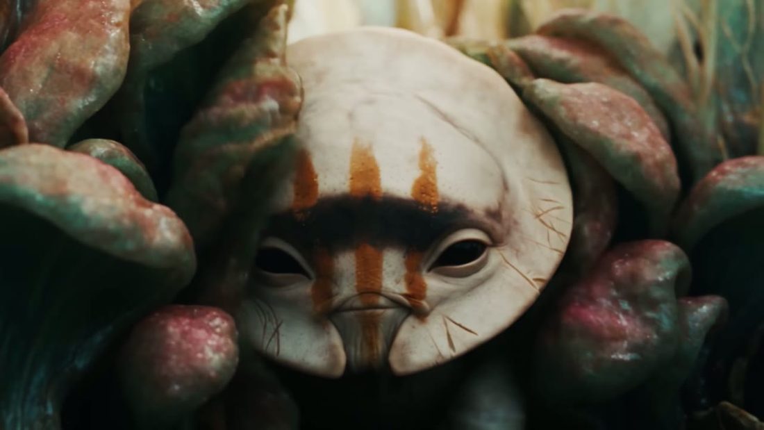 The creature, then the visor, frame 4 of 18