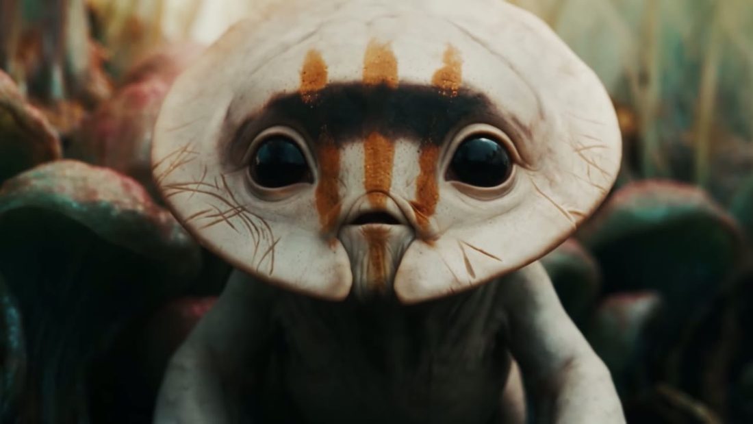 The creature, then the visor