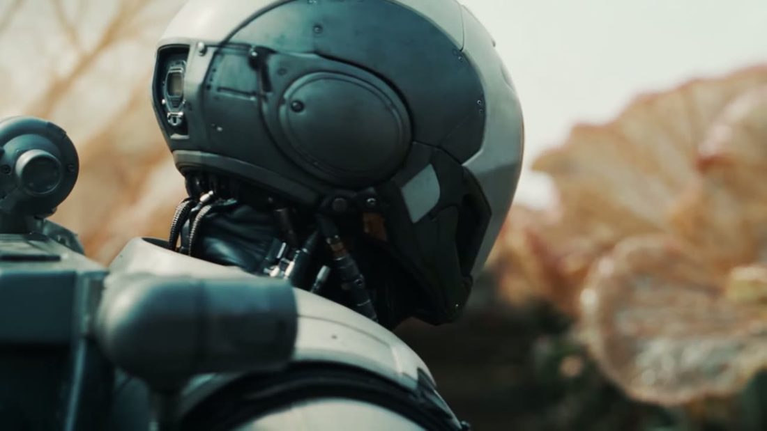 The creature, then the visor, frame 11 of 18