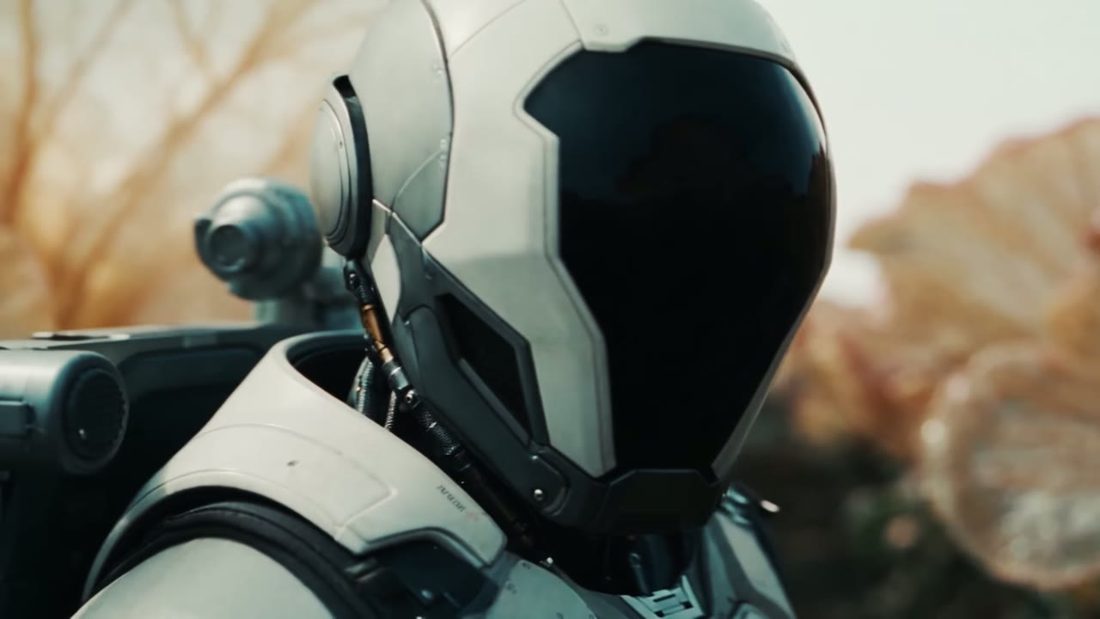 The creature, then the visor, frame 15 of 18