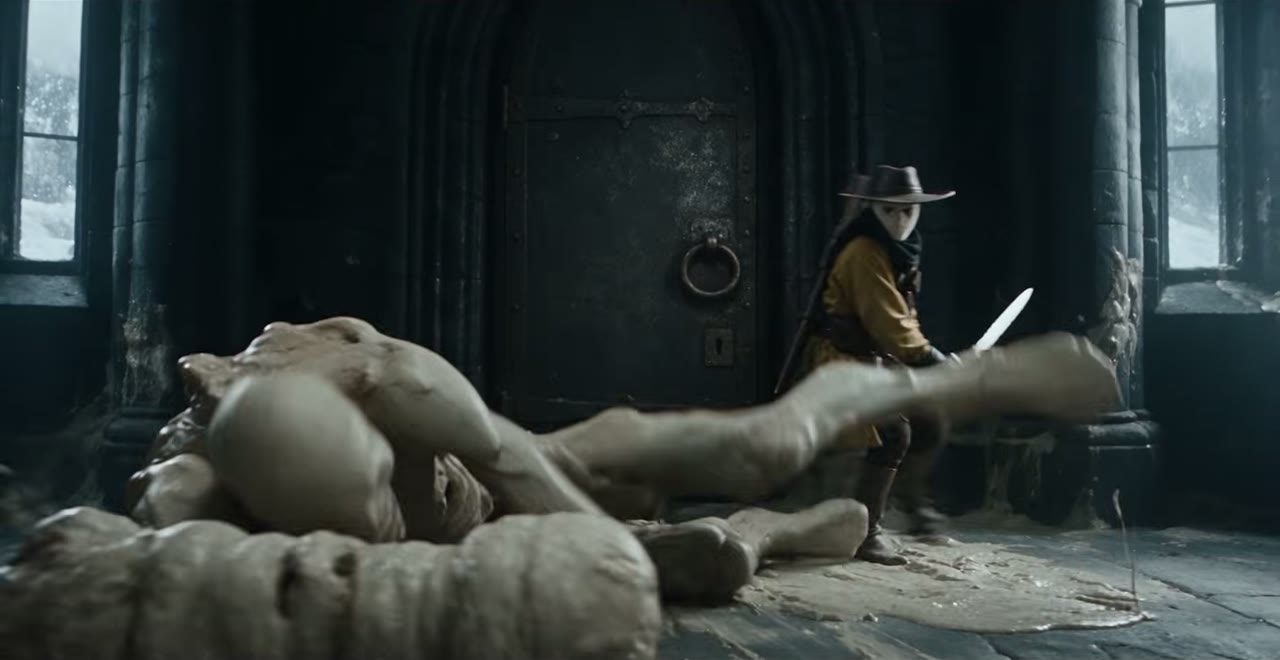 The sword, in the cell