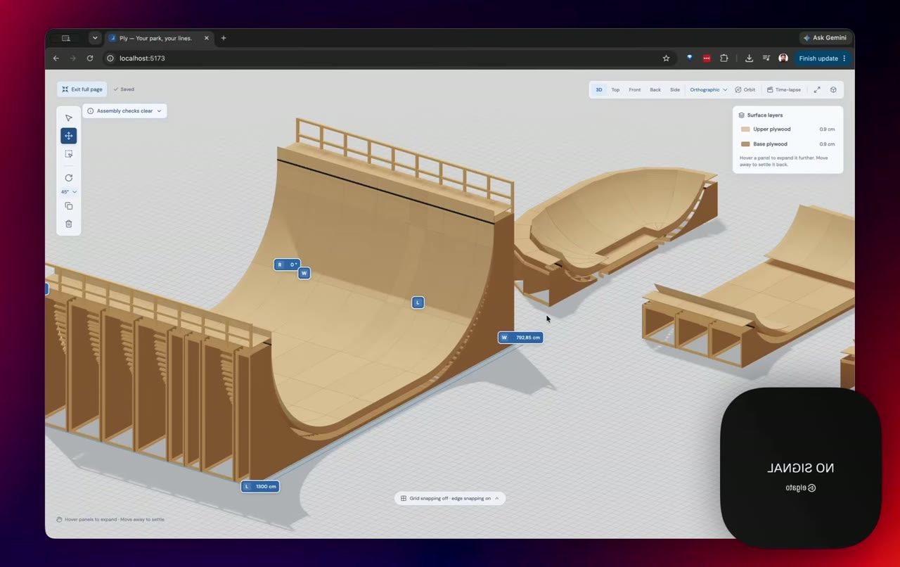 Half-pipe