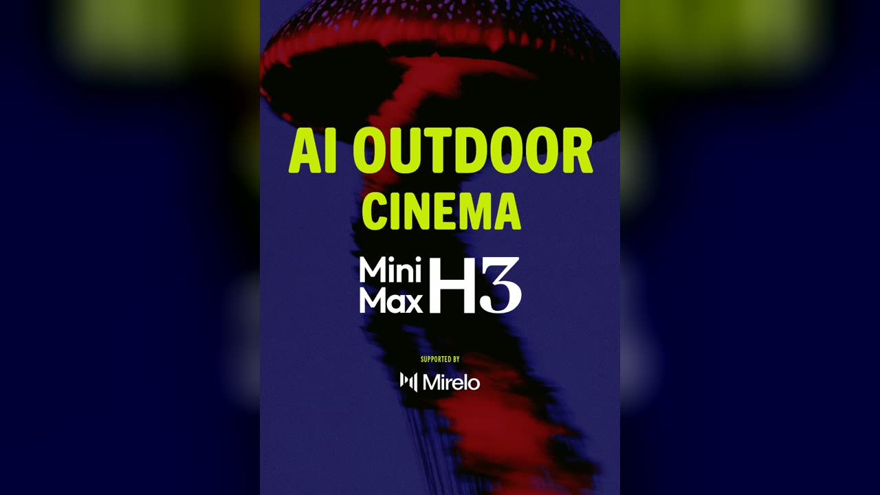 Outdoor cinema with MiniMax H3