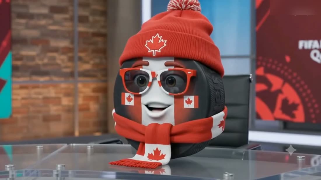 The hockey puck in a toque