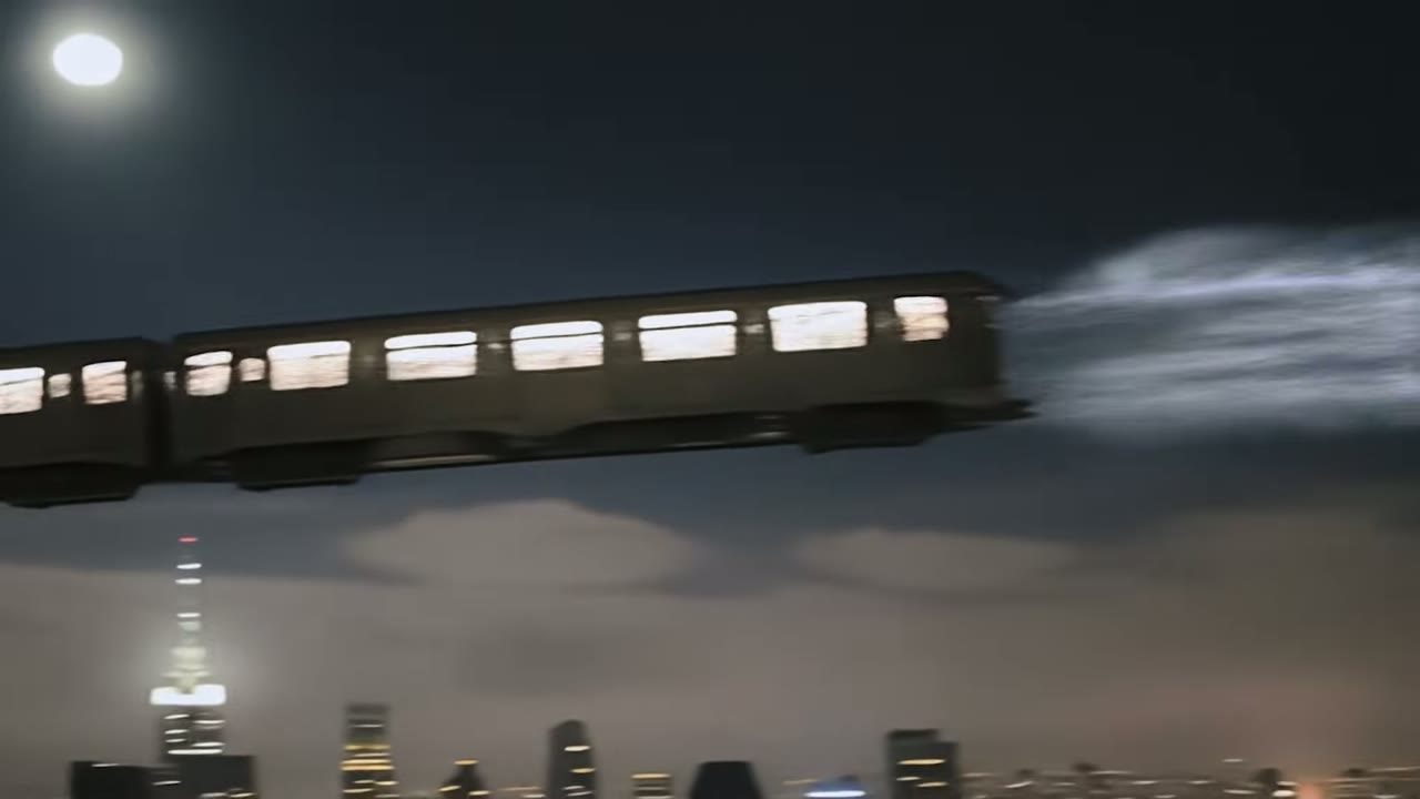 The train takes flight, Last stop