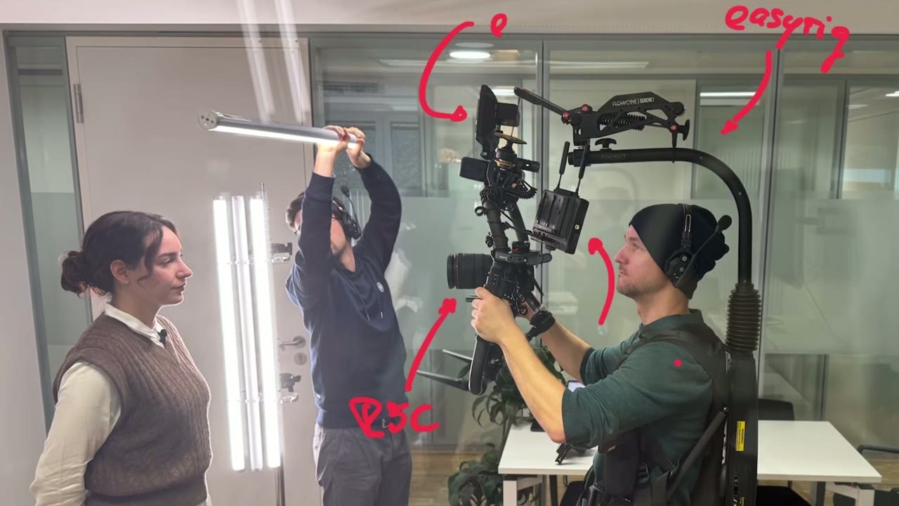 On set