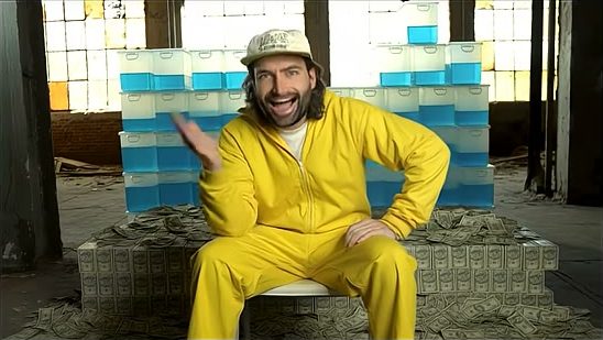 The yellow overalls
