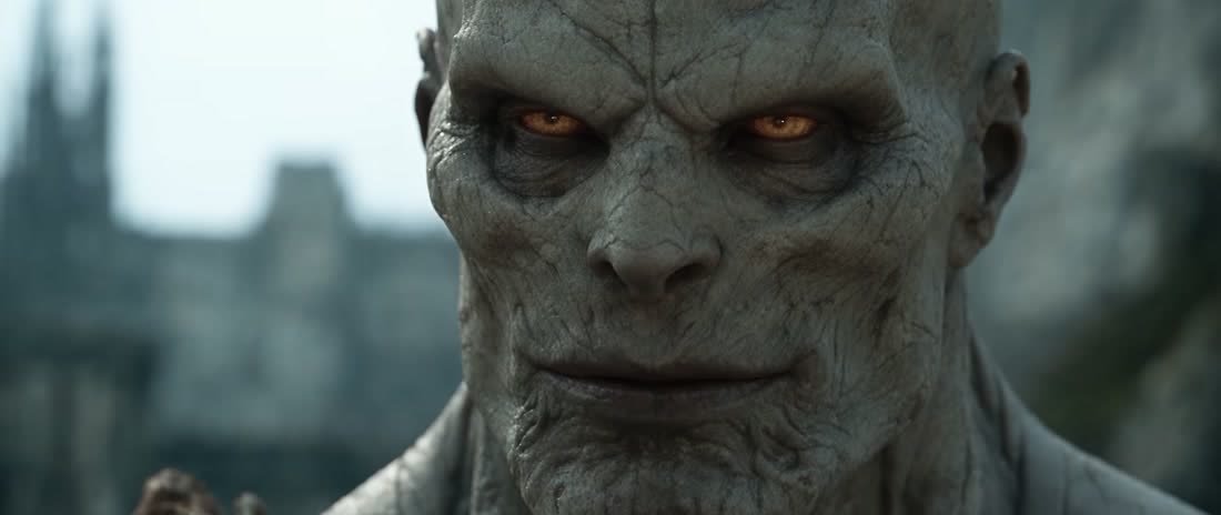 The ghoul's eyes