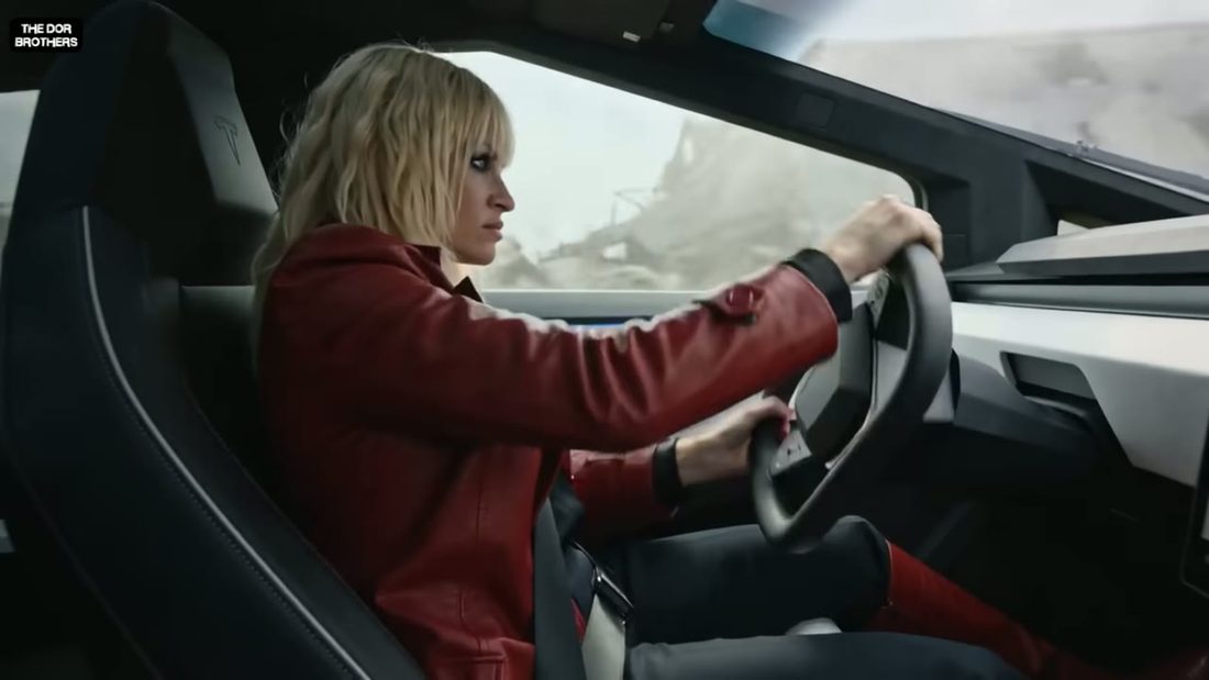 The Cybertruck, frame 9 of 17